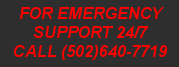 Emergency Support 24/7, Call 502-640-7719